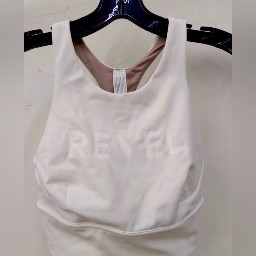 lululemon Cream Crop Top Tank